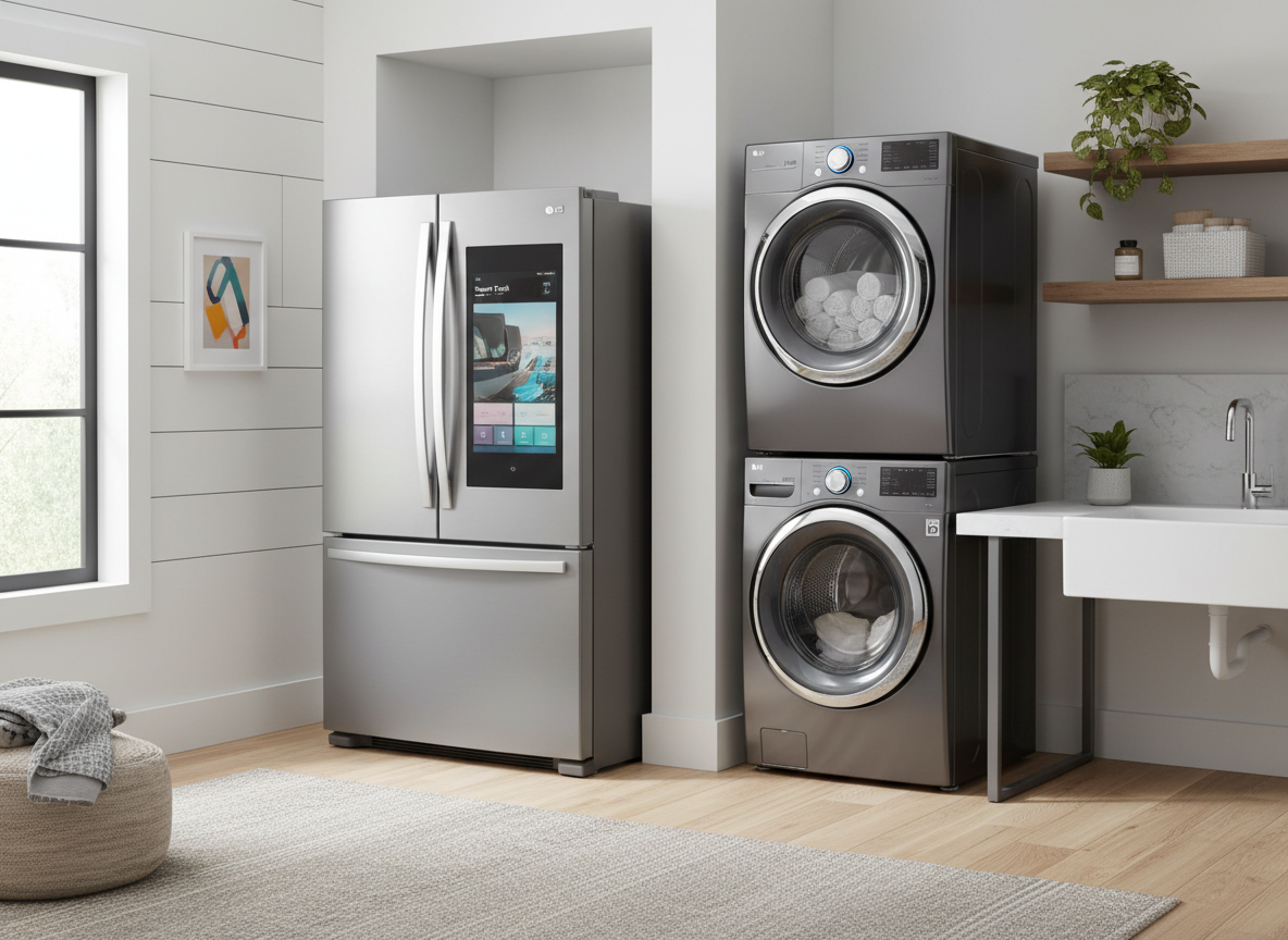 Premium LG appliances in an Orlando home